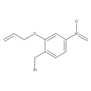 2-(Allyloxy)-4-nitrobenzyl Bromide Structure