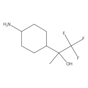 2-(4-Aminocyclohexyl)-1,1,1-trifluoro-2-propanol Structure