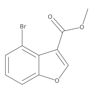 Methyl 4-bromobenzofuran-3-carboxylate Structure