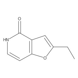 2-ethyl-4H,5H-furo[3,2-c]pyridin-4-one结构式