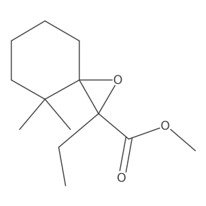 Methyl 2-ethyl-4,4-dimethyl-1-oxaspiro[2.5]octane-2-carboxylate结构式