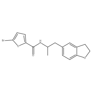 5-bromo-N-(1-(2,3-dihydrobenzofuran-5-yl)propan-2-yl)furan-2-carboxamide Structure