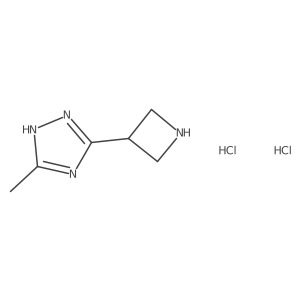 3-(Azetidin-3-yl)-5-methyl-1H-1,2,4-triazole dihydrochloride Structure