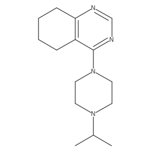 4-[4-(Propan-2-yl)piperazin-1-yl]-5,6,7,8-tetrahydroquinazoline结构式