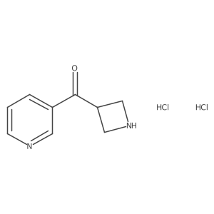 Azetidin-3-yl(pyridin-3-yl)methanone dihydrochloride结构式