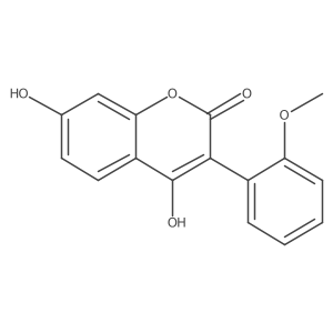 4,7-dihydroxy-3-(2-methoxyphenyl)-2H-chromen-2-one Structure