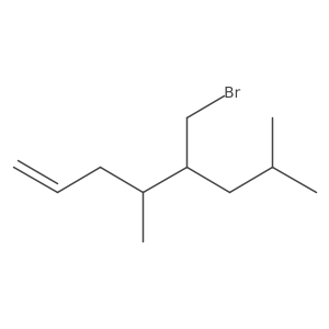 5-(Bromomethyl)-4,7-dimethyloct-1-ene Structure