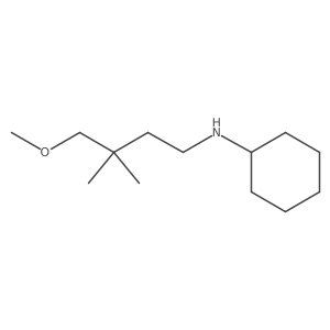 N-(4-methoxy-3,3-dimethylbutyl)cyclohexanamine Structure