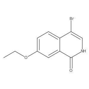 4-Bromo-7-ethoxy-1,2-dihydroisoquinolin-1-one Structure
