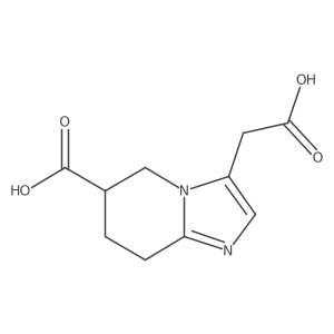 3-(carboxymethyl)-5H,6H,7H,8H-imidazo[1,2-a]pyridine-6-carboxylic acid Structure
