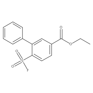 Ethyl 6-(fluorosulfonyl)-[1,1'-biphenyl]-3-carboxylate结构式
