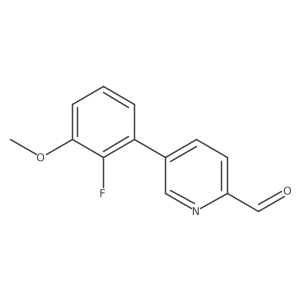 5-(2-Fluoro-3-methoxyphenyl)pyridine-2-carbaldehyde Structure