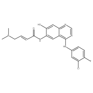 (E)-N-(4-((3-Chloro-4-fluorophenyl)amino)-7-hydroxyquinazolin-6-yl)-4-(dimethylamino)but-2-enamide Structure