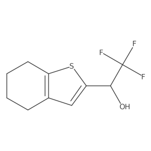 (1S)-2,2,2-trifluoro-1-(4,5,6,7-tetrahydro-1-benzothiophen-2-yl)ethan-1-ol Structure