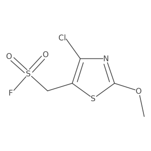 (4-Chloro-2-methoxy-1,3-thiazol-5-yl)methanesulfonyl fluoride Structure