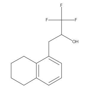 1,1,1-Trifluoro-3-(5,6,7,8-tetrahydronaphthalen-1-yl)propan-2-ol结构式
