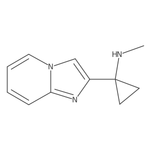 1-{imidazo[1,2-a]pyridin-2-yl}-N-methylcyclopropan-1-amine Structure