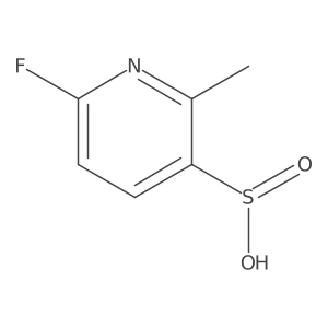 6-Fluoro-2-methylpyridine-3-sulfinic acid结构式