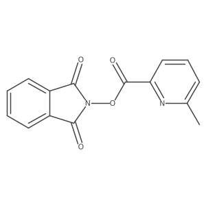 1,3-dioxo-2,3-dihydro-1H-isoindol-2-yl 6-methylpyridine-2-carboxylate Structure