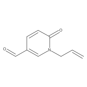 6-Oxo-1-(prop-2-en-1-yl)-1,6-dihydropyridine-3-carbaldehyde Structure