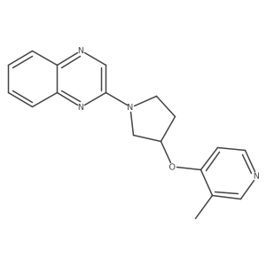 2-{3-[(3-Methylpyridin-4-yl)oxy]pyrrolidin-1-yl}quinoxaline Structure