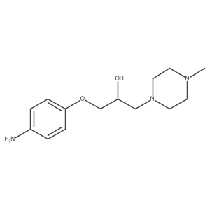 1-(4-Aminophenoxy)-3-(4-methylpiperazin-1-yl)propan-2-ol结构式