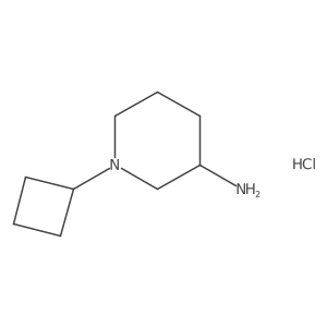 (R)-1-Cyclobutylpiperidin-3-amine hydrochloride Structure