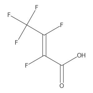 2,3,4,4,4-Pentafluoro-2-butenoic acid Structure