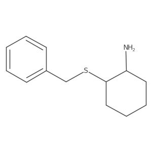 rel-(1R,2R)-2-[(Phenylmethyl)thio]cyclohexanamine Structure