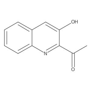 2-Acetyl-3-quinolinol结构式