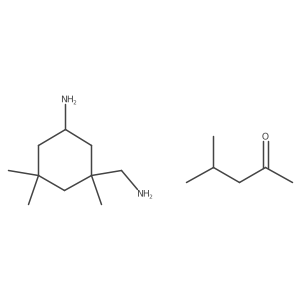 3-(Aminomethyl)-3,5,5-trimethylcyclohexan-1-amine;4-methylpentan-2-one结构式