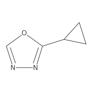 2-Cyclopropyl-1,3,4-oxadiazole Structure
