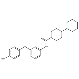 N-[4-(4-Aminophenoxy)-2-pyridinyl][1,4'-bipiperidine]-1'-carboxamide结构式