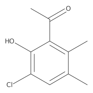 1-(3-Chloro-2-hydroxy-5,6-dimethylphenyl)ethanone Structure