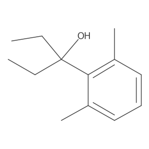 3-(2,6-Dimethylphenyl)-3-pentanol Structure