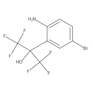 2-(2-Amino-5-bromophenyl)-1,1,1,3,3,3-hexafluoro-2-propanol Structure