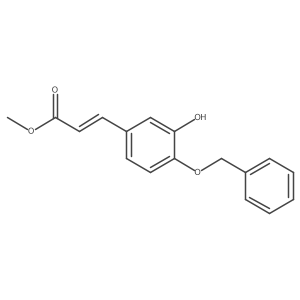 4-O-Benzyl-caffeic Acid Methyl Ester Structure