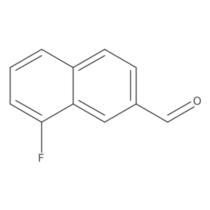 8-Fluoronaphthalene-2-carboxaldehyde Structure