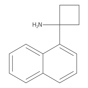 1-(1-Naphthyl)cyclobutanamine结构式