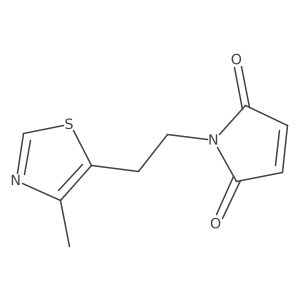 1-[2-(4-Methyl-5-thiazolyl)ethyl]-1H-pyrrole-2,5-dione Structure