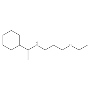 (1-Cyclohexylethyl)(3-ethoxypropyl)amine结构式