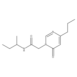 N-(sec-butyl)-2-(6-oxo-4-propylpyrimidin-1(6H)-yl)acetamide Structure