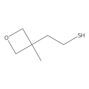 2-(3-Methyloxetan-3-yl)ethane-1-thiol Structure
