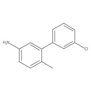 3'-Chloro-6-methyl-[1,1'-biphenyl]-3-amine结构式