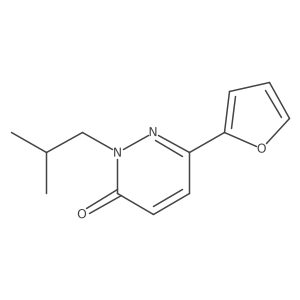 6-(furan-2-yl)-2-isobutylpyridazin-3(2H)-one结构式