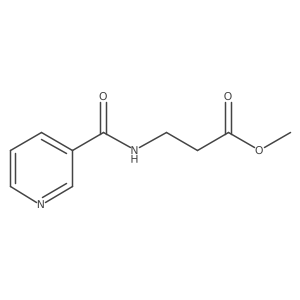 Methyl 3-(nicotinamido)propanoate结构式