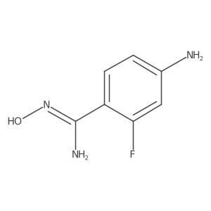 (Z)-4-Amino-2-fluoro-N'-hydroxybenzimidamide Structure