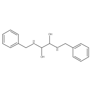 1,2-Bis[(phenylmethyl)amino]-1,2-ethanediol结构式