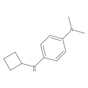 N1-Cyclobutyl-N4,N4-dimethylbenzene-1,4-diamine结构式