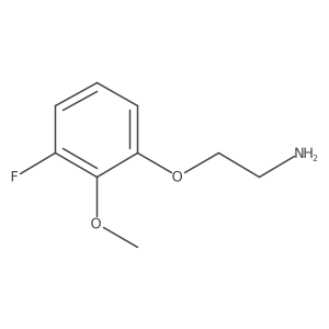 2-(3-Fluoro-2-methoxyphenoxy)ethan-1-amine Structure